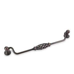 Tuscany 8-13/16 Inch Center to Center Dark Brushed Antique Copper Cabinet Pull