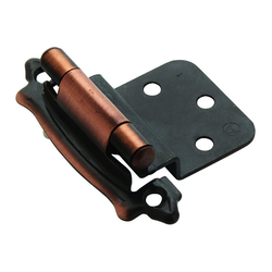 Clearance Sale, 3/8 Inch Inset Hinge 2-1/16 Inch Width, Antique Copper, Pair