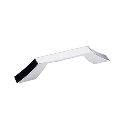 Royce 3-3/4 Inch Center to Center Polished Chrome Cabinet Pull