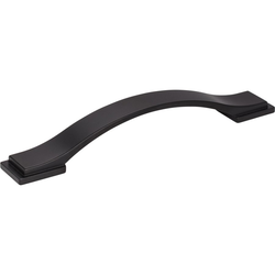 Mirada 5-1/16 Inch Center to Center Matte Black Cabinet Pull