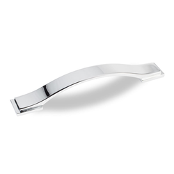 Miranda 5-1/16 Inch Center to Center Polished Chrome Cabinet Pull