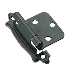 Clearance Sale, Variable Overlay Hinge 2 Inch Width, Oil-Rubbed Bronze, Pair