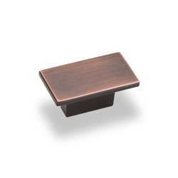 Miranda 5/8 Inch Center to Center Dark Brushed Antique Copper Cabinet Pull