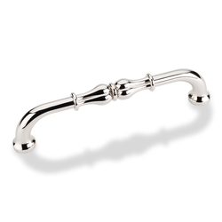 Bella 5-1/16 Inch Center to Center Polished Nickel Cabinet Pull