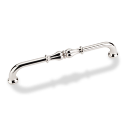 Bella 6-5/16 Inch Center to Center Polished Nickel Cabinet Pull