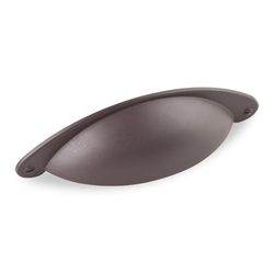 Lyon 3 Inch Center to Center Oil Rubbed Bronze Cabinet Cup Pull