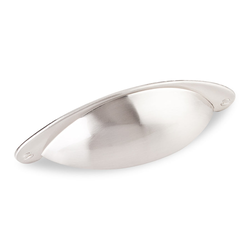 Lyon 3 Inch Center to Center Satin Nickel Cabinet Cup Pull