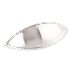 Lenoir 3-3/4 Inch Center to Center Satin Nickel Cabinet Cup Pull