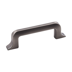Callie Pull 3 inch Center to Center Brushed Pewter
