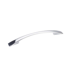 Regan 5-1/16 Inch Center to Center Polished Chrome Cabinet Pull