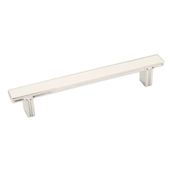 Anwick Cabinet Pull 128MM Center to Center, Polished Nickel
