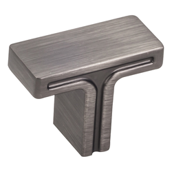 Anwick Cabinet Knob 1-3/8 inch L, Brushed Pewter