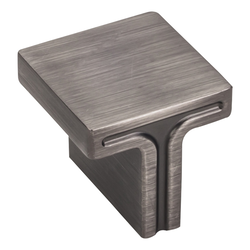 Anwick Cabinet Knob 1-1/8 inch Diameter, Brushed Pewter