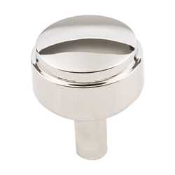 Hayworth Knob 1-1/8 inch Diameter Polished Nickel