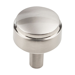 Hayworth Knob 1-1/8 inch Diameter Satin Nickel