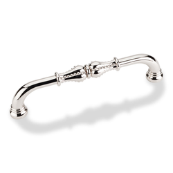 Prestige 5-1/16 Inch Center to Center Polished Nickel Cabinet Pull