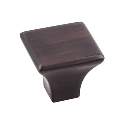 Marlo Knob 1-1/8 inch Long Brushed Oil Rubbed Bronze