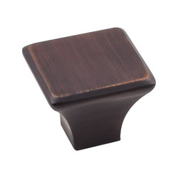 Marlo Knob 1-1/4 inch Long Brushed Oil Rubbed Bronze