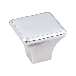 Marlo Knob 1-1/4 inch Long Polished Chrome