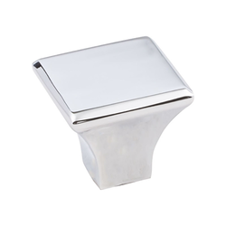 Marlo Knob 1-1/8 inch Long Polished Chrome