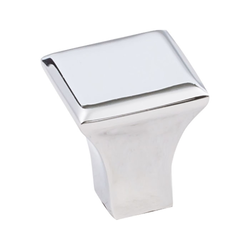 Marlo Knob 7/8 inch Long Polished Chrome