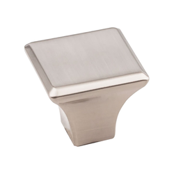 Marlo Knob 1-1/8 inch Long Satin Nickel