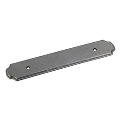 Plain Backplate 96MM Center to Center, Gun Metal
