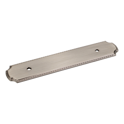 Rope Detail Backplate 96MM Center to Center, Brushed Black Nickel