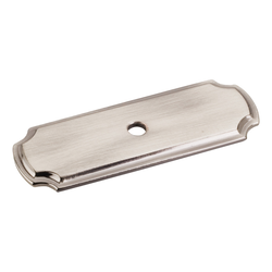 Cabinet Knob Backplate 2-13/16 inch L, Brushed Black Nickel