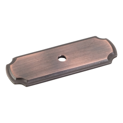 Knob Backplate 2-13/16 inch L, Brushed Oil Rubbed Bronze