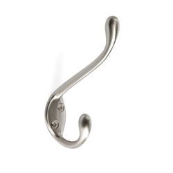 Amerock Large Coat and Hat Hook Satin Nickel