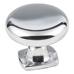 Belcastel 1 Cabinet Knob 1-3/8 inch Diameter, Polished Chrome