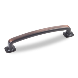 Belcastel 1 5-1/16 Inch Center to Center Dark Brushed Antique Copper Cabinet Pull