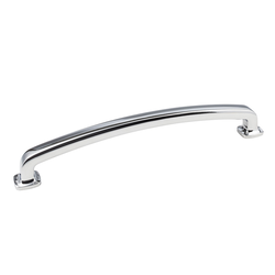 Belcastel 1 Cabinet Pull 12 inch Center to Center, Polished Chrome