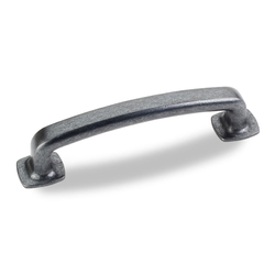 Belcastel 1 3-3/4 Inch Center to Center Dark Antique Copper Machined Cabinet Pull