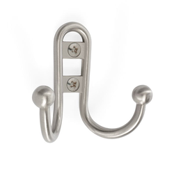 Clearance Sale, Amerock Double Prong Robe Hook Satin Nickel