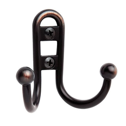 Amerock Double Prong Robe Hook-Oil Rubbed Bronze
