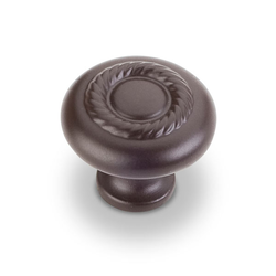 Lenoir 1-1/4 Inch Diameter Oil Rubbed Bronze Cabinet Knob