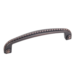 Rhodes Cabinet Pull 128MM Center to Center, Brushed Oil Rubbed Bronze