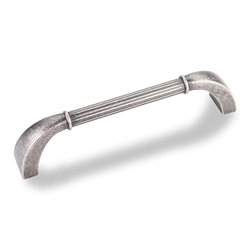 Cordova 5-1/16 Inch Center to Center Bright Nickel Brushed with Dull Lacquer Cabinet Pull