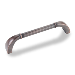 Cordova 5-1/16 Inch Center to Center Dark Brushed Antique Copper Cabinet Pull