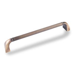 Cordova 12 Inch Center to Center Antique Brushed Satin Brass Cabinet Pull