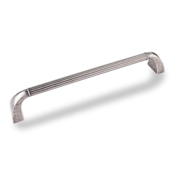 Cordova 12 Inch Center to Center Bright Nickel Brushed with Dull Lacquer Cabinet Pull