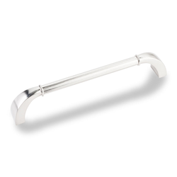 Cordova 6-5/16 Inch Center to Center Satin Nickel Cabinet Pull