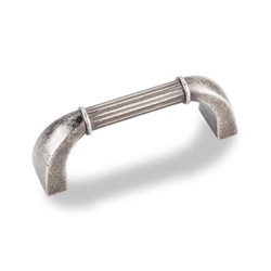 Cordova 3 Inch Center to Center Bright Nickel Brushed with Dull Lacquer Cabinet Pull