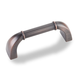 Cordova 3 Inch Center to Center Dark Brushed Antique Copper Cabinet Pull