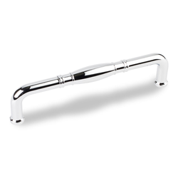 Durham 5-1/16 Inch Center to Center Polished Chrome Cabinet Pull