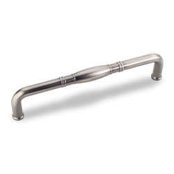 Durham 6-5/16 Inch Center to Center Cabinet Pull, Brushed Pewter