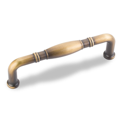 Durham 3-3/4 Inch Center to Center Antique Brushed Satin Brass Cabinet Pull