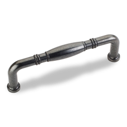 Durham 3-3/4 Inch Center to Center Dark Antique Copper Machined Cabinet Pull